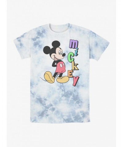 Disney Mickey Mouse Mickey Name Tie-Dye T-Shirt $8.70 T-Shirts