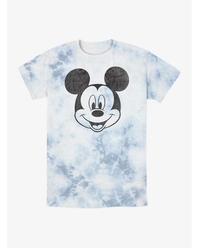 Disney Mickey Mouse Mickey Face Tie-Dye T-Shirt $9.32 T-Shirts