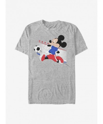 Disney Mickey Mouse France Kick T-Shirt $7.84 T-Shirts