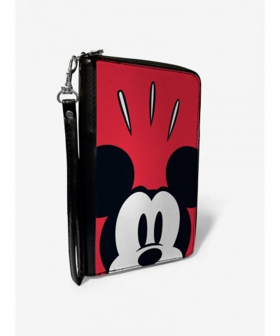 Disney Mickey Mouse Shock Close Up Zip Around Wallet $16.05 Wallets
