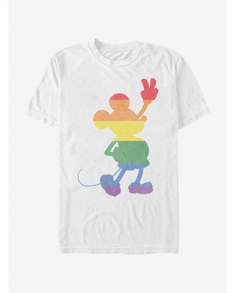 Disney Mickey Mouse Love Is Love Pride Mickey T-Shirt $6.50 T-Shirts