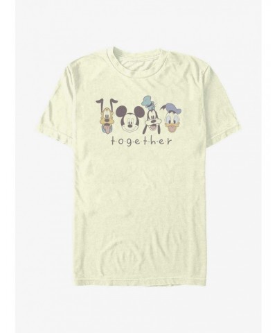 Disney Mickey Mouse Together Group Heads T-Shirt $6.12 T-Shirts