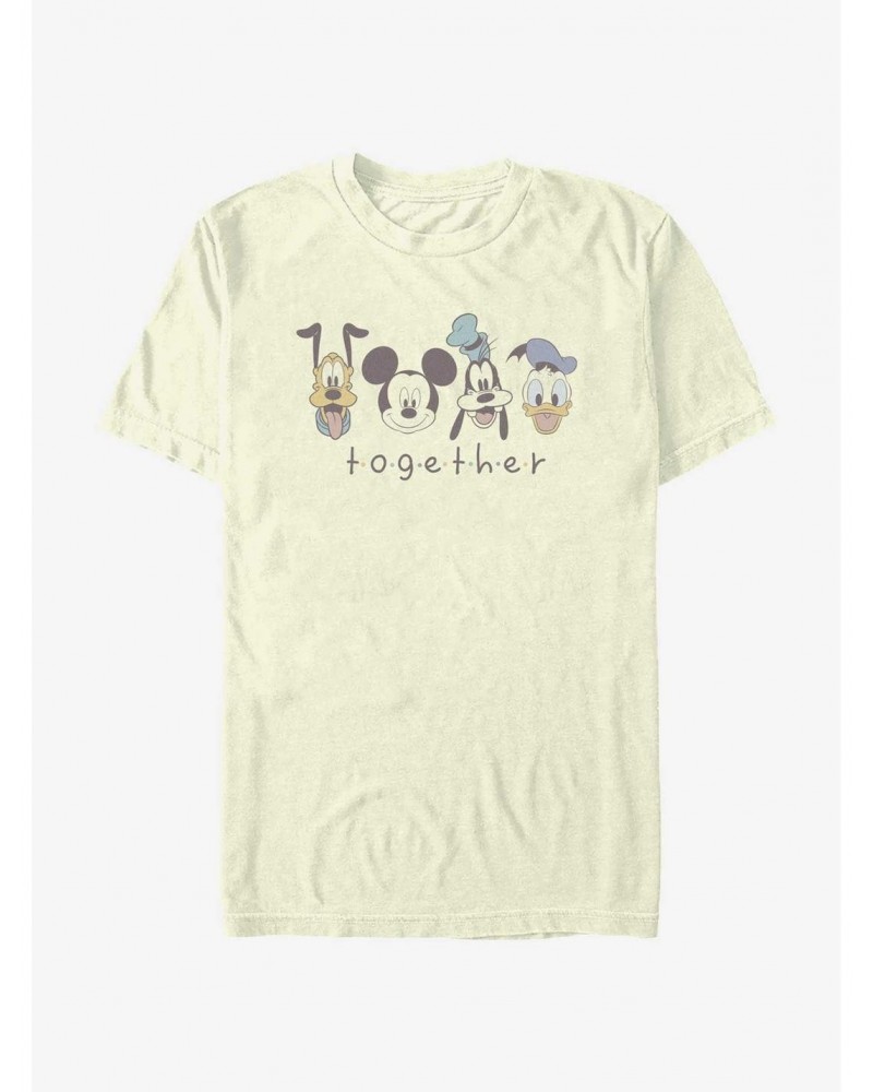 Disney Mickey Mouse Together Group Heads T-Shirt $6.12 T-Shirts