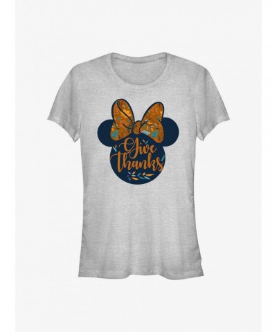 Disney Minnie Mouse Give Thanks Girls T-Shirt $8.57 T-Shirts