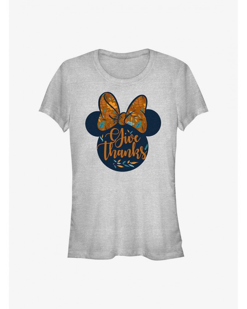 Disney Minnie Mouse Give Thanks Girls T-Shirt $8.57 T-Shirts