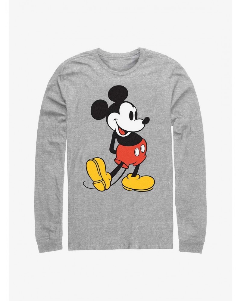 Disney Mickey Mouse Classic Mickey Long-Sleeve T-Shirt $10.26 T-Shirts