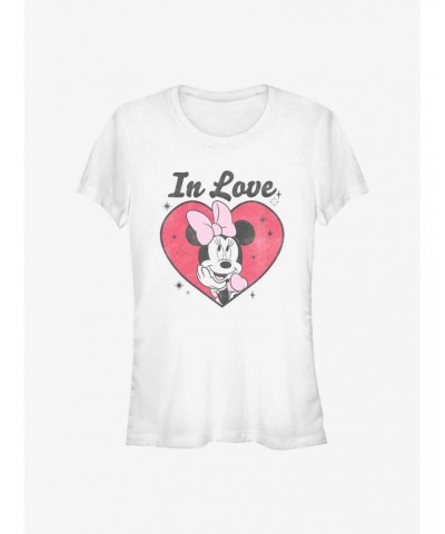 Disney Minnie Mouse Minnie In Love Girls T-Shirt $7.97 T-Shirts