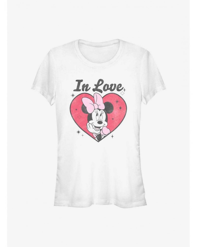 Disney Minnie Mouse Minnie In Love Girls T-Shirt $7.97 T-Shirts