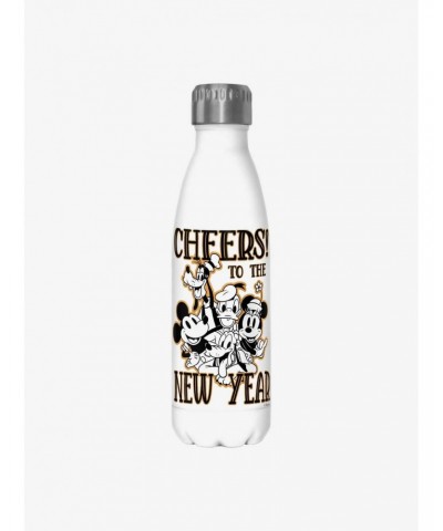 Disney Mickey Mouse Mickey & Friends Cheers To The New Year Water Bottle $7.17 Water Bottles
