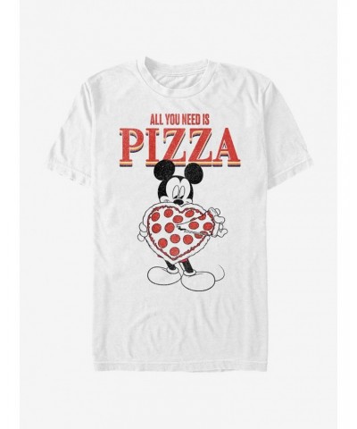 Disney Mickey Mouse Mickey All You Need Is Pizza T-Shirt $8.60 T-Shirts