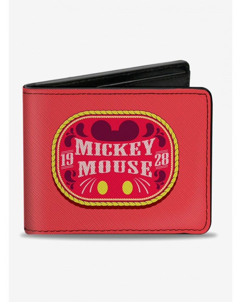 Disney Mickey Mouse 1928 Riding Horse Bifold Wallet $6.48 Wallets