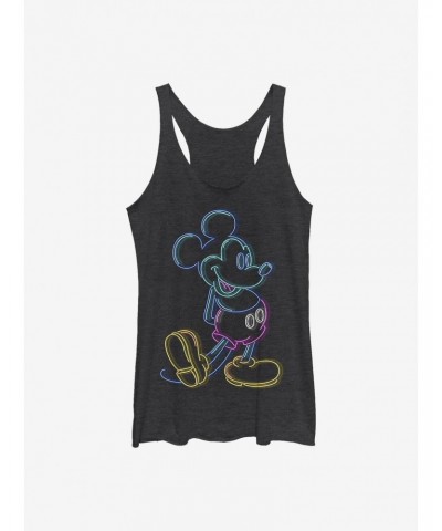 Disney Mickey Mouse Neon Mickey Girls Tank $10.36 Tanks