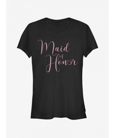 Disney Mickey Mouse Disney Maid Of Honor Girls T-Shirt $8.76 T-Shirts