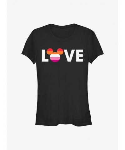 Disney Mickey Mouse Lesbian Love Pride T-Shirt $9.76 T-Shirts