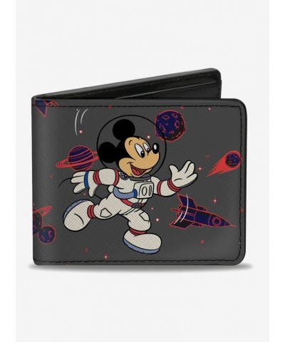 Disney Mickey Mouse Astronaut In Space Bifold Wallet $8.36 Wallets
