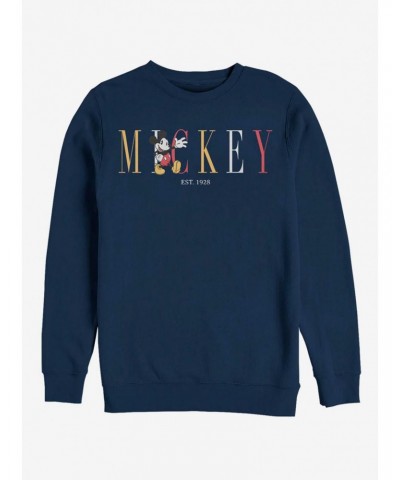 Disney Mickey Mouse Mouse Fashion Crew Sweatshirt $11.51 Sweatshirts
