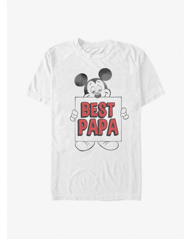 Disney Mickey Mouse Best Papa T-Shirt $7.07 T-Shirts