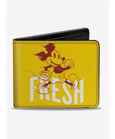 Disney Mickey Mouse Fresh Walking Bifold Wallet $6.90 Wallets