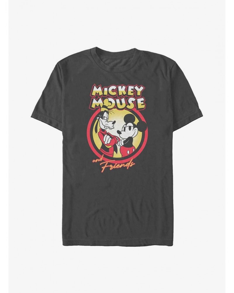 Disney Mickey Mouse Tough Guy Duo Mickey & Goofy T-Shirt $7.46 T-Shirts