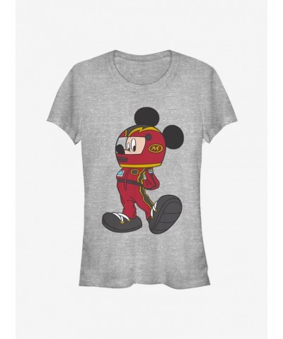 Disney Mickey Mouse Racecar Driver Classic Girls T-Shirt $7.37 T-Shirts