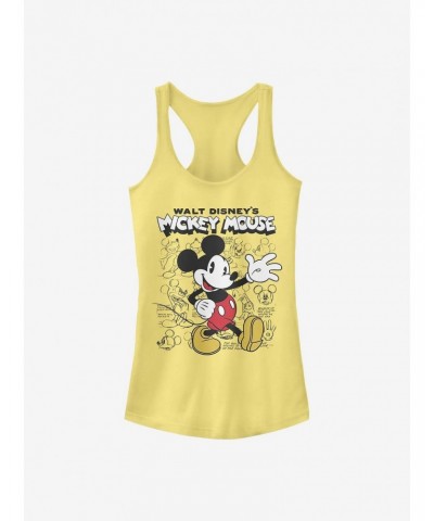 Disney Mickey Mouse Sketchbook Girls Tank $7.57 Tanks