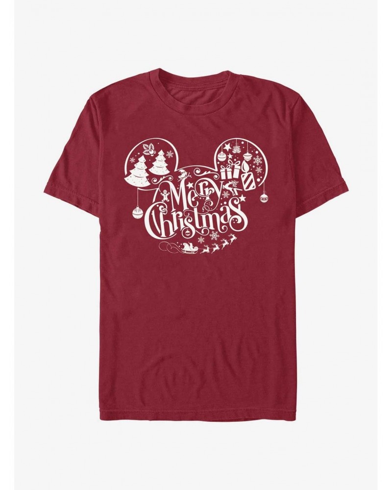 Disney Mickey Mouse Holiday Ears Extra Soft T-Shirt $8.37 T-Shirts