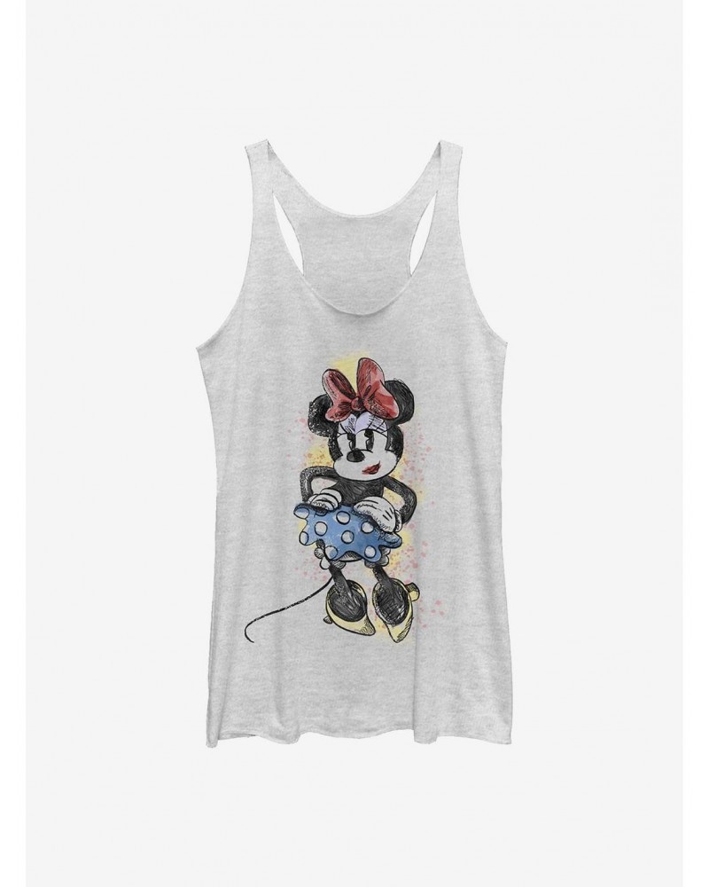 Disney Minnie Mouse Artsy Minnie Girls Tank $7.46 Tanks