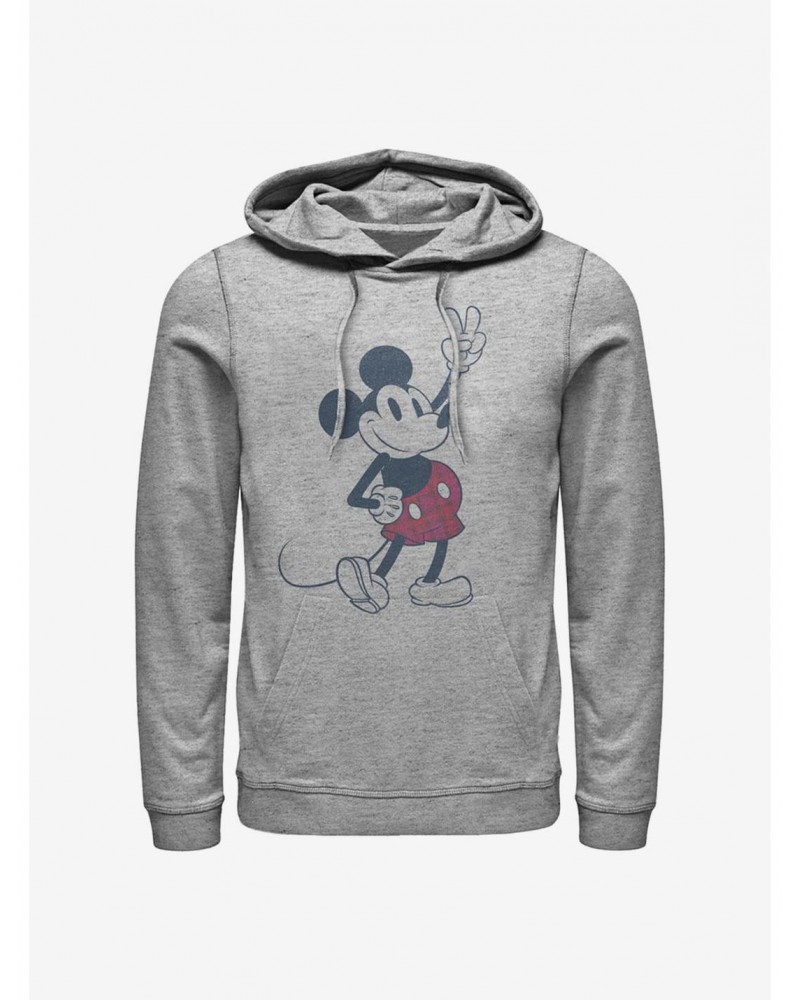 Disney Mickey Mouse Plaid Mickey Hoodie $15.45 Hoodies