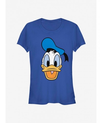 Disney Donald Duck Face Classic Girls T-Shirt $8.17 T-Shirts