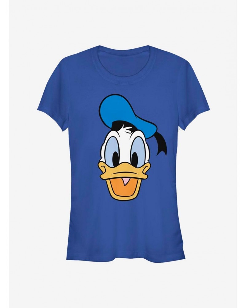 Disney Donald Duck Face Classic Girls T-Shirt $8.17 T-Shirts