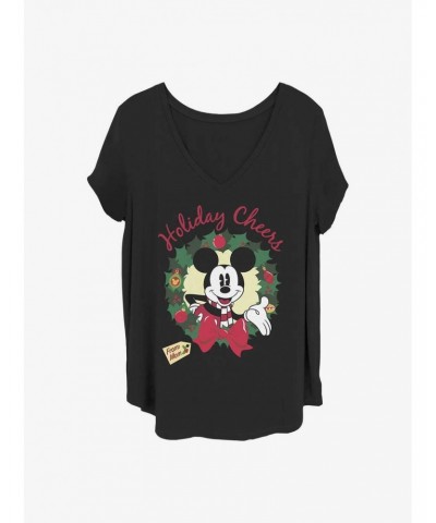 Disney Mickey Mouse Holiday Cheer Mom Girls T-Shirt Plus Size $7.86 T-Shirts