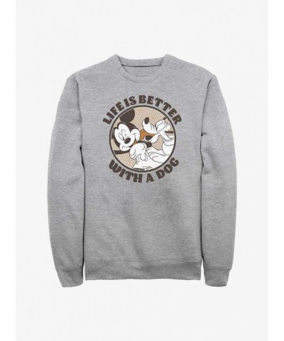 Disney Mickey Mouse Dog Life Sweatshirt $10.04 Sweatshirts
