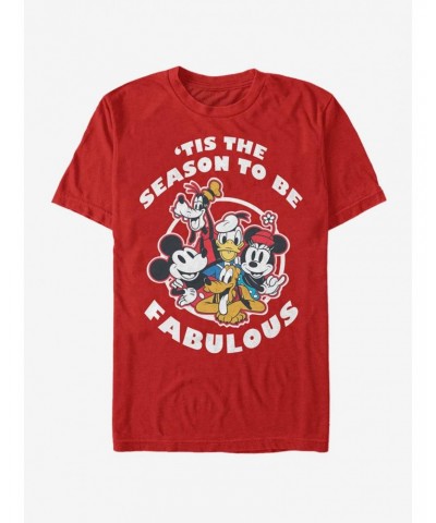 Disney Mickey Mouse Holiday Fabulous T-Shirt $5.93 T-Shirts