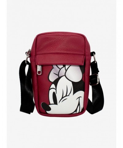 Disney Minnie Mouse Winking Crossbody Bag $13.23 Bags