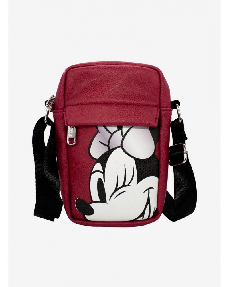 Disney Minnie Mouse Winking Crossbody Bag $13.23 Bags