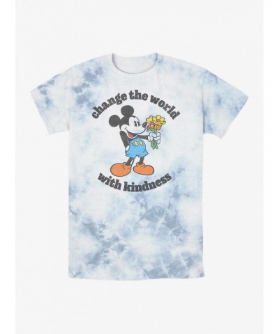 Disney Mickey Mouse Kindness Tie-Dye T-Shirt $6.63 T-Shirts