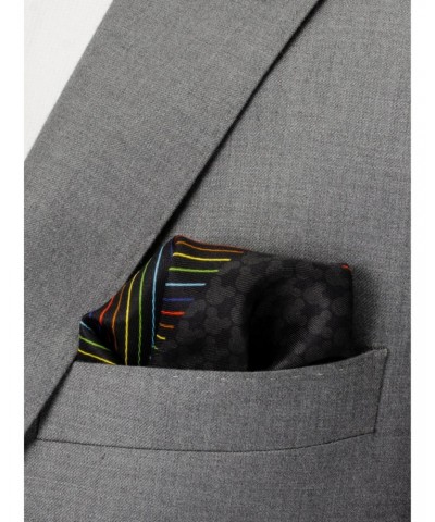 Disney Mickey Mouse Silhouette Rainbow Pocket Square $17.45 Squares