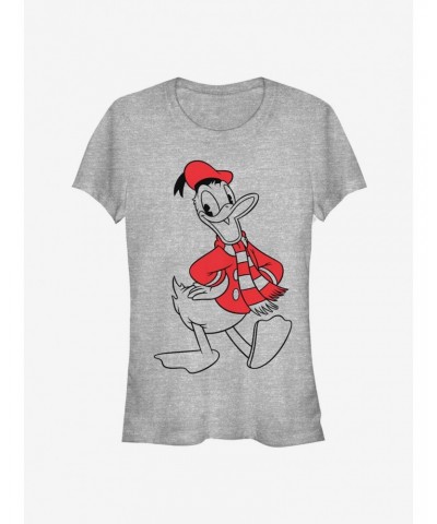 Disney Donald Holiday Outline Classic Girls T-Shirt $6.77 T-Shirts