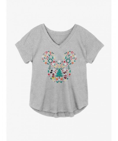 Disney Mickey Mouse Holiday Icons Girls Plus Size T-Shirt $10.87 T-Shirts