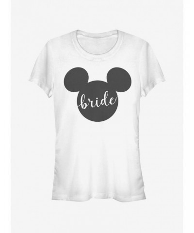 Disney Mickey Mouse Bride Ears Girls T-Shirt $6.77 T-Shirts