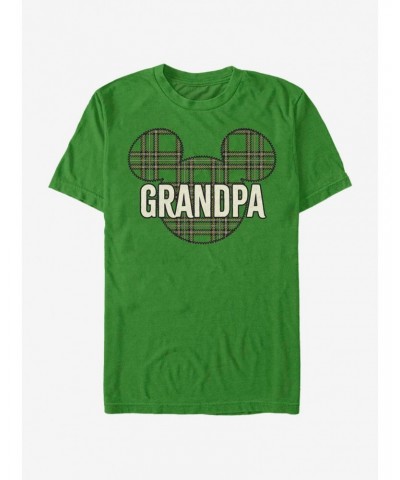 Disney Mickey Mouse Grandpa Holiday Patch T-Shirt $7.27 T-Shirts